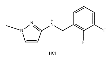 N-(2,3-difluorobenzyl)-1-methyl-1H-pyrazol-3-amine Structure