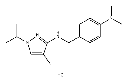 N-[4-(dimethylamino)benzyl]-1-isopropyl-4-methyl-1H-pyrazol-3-amine Structure