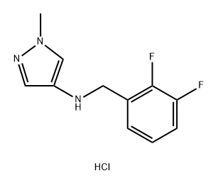 N-(2,3-difluorobenzyl)-1-methyl-1H-pyrazol-4-amine Structure