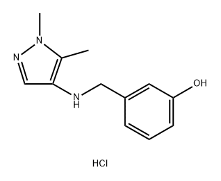 3-{[(1,5-dimethyl-1H-pyrazol-4-yl)amino]methyl}phenol Structure