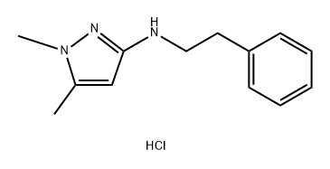 1,5-dimethyl-N-(2-phenylethyl)-1H-pyrazol-3-amine Structure