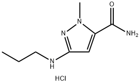 1-methyl-3-(propylamino)-1H-pyrazole-5-carboxamide Structure