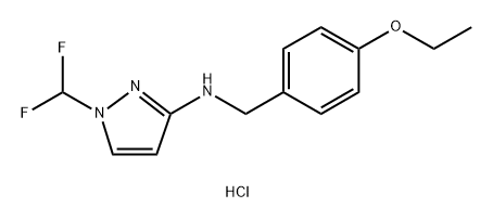 1-(difluoromethyl)-N-(4-ethoxybenzyl)-1H-pyrazol-3-amine Structure