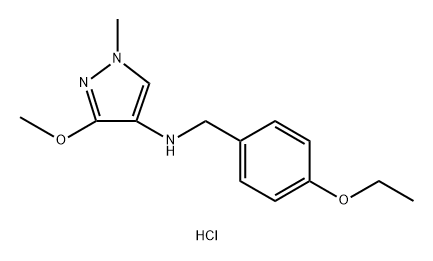 N-(4-ethoxybenzyl)-3-methoxy-1-methyl-1H-pyrazol-4-amine Structure