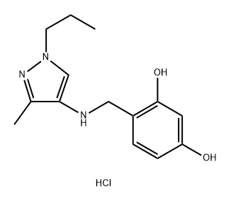 4-{[(3-methyl-1-propyl-1H-pyrazol-4-yl)amino]methyl}benzene-1,3-diol Structure