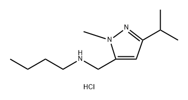 butyl[(3-isopropyl-1-methyl-1H-pyrazol-5-yl)methyl]amine Structure