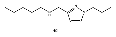 pentyl[(1-propyl-1H-pyrazol-3-yl)methyl]amine Structure