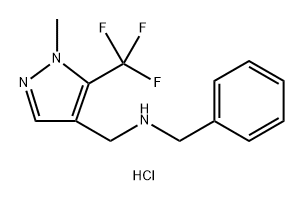 benzyl{[1-methyl-5-(trifluoromethyl)-1H-pyrazol-4-yl]methyl}amine Structure