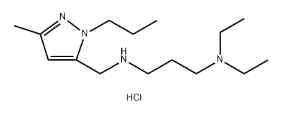 N,N-diethyl-N'-[(3-methyl-1-propyl-1H-pyrazol-5-yl)methyl]propane-1,3-diamine Structure