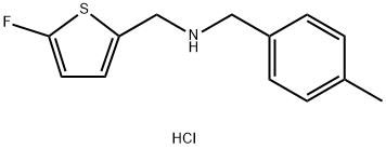 1-(5-fluoro-2-thienyl)-N-(4-methylbenzyl)methanamine Structure