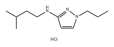 N-(3-methylbutyl)-1-propyl-1H-pyrazol-3-amine Structure