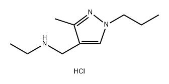 ethyl[(3-methyl-1-propyl-1H-pyrazol-4-yl)methyl]amine Structure