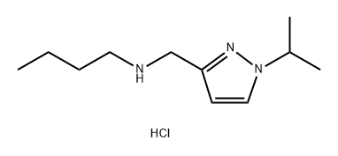 butyl[(1-isopropyl-1H-pyrazol-3-yl)methyl]amine Structure