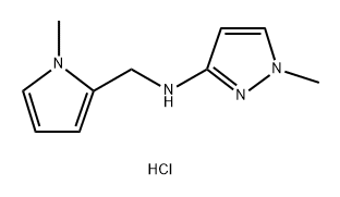 1-methyl-N-[(1-methyl-1H-pyrrol-2-yl)methyl]-1H-pyrazol-3-amine Structure