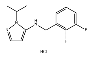 N-(2,3-difluorobenzyl)-1-isopropyl-1H-pyrazol-5-amine Structure