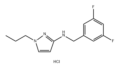 N-(3,5-difluorobenzyl)-1-propyl-1H-pyrazol-3-amine Structure