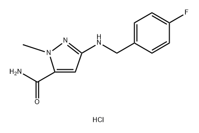 3-[(4-fluorobenzyl)amino]-1-methyl-1H-pyrazole-5-carboxamide Structure