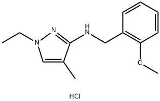 1-ethyl-N-(2-methoxybenzyl)-4-methyl-1H-pyrazol-3-amine Structure