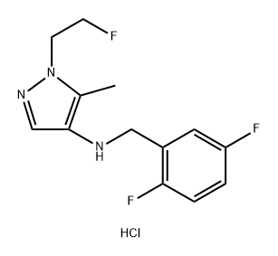 N-(2,5-difluorobenzyl)-1-(2-fluoroethyl)-5-methyl-1H-pyrazol-4-amine Structure