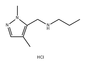 (1,4-dimethyl-1H-pyrazol-5-yl)methyl]propylamine Structure