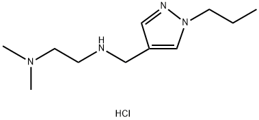 N,N-dimethyl-N'-[(1-propyl-1H-pyrazol-4-yl)methyl]ethane-1,2-diamine Structure
