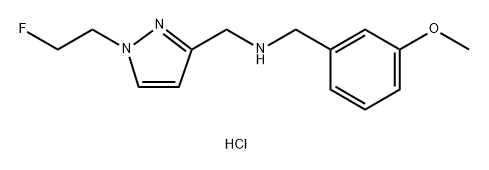 1-[1-(2-fluoroethyl)-1H-pyrazol-3-yl]-N-(3-methoxybenzyl)methanamine Structure