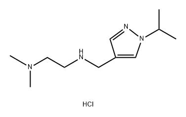 N'-[(1-isopropyl-1H-pyrazol-4-yl)methyl]-N,N-dimethylethane-1,2-diamine Structure