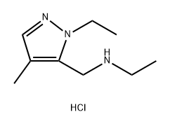 ethyl[(1-ethyl-4-methyl-1H-pyrazol-5-yl)methyl]amine Structure