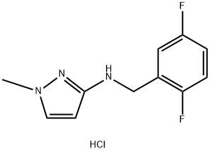 N-(2,5-difluorobenzyl)-1-methyl-1H-pyrazol-3-amine Structure