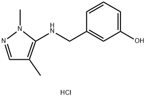 3-{[(1,4-dimethyl-1H-pyrazol-5-yl)amino]methyl}phenol Structure