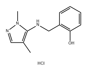 2-{[(1,4-dimethyl-1H-pyrazol-5-yl)amino]methyl}phenol Structure