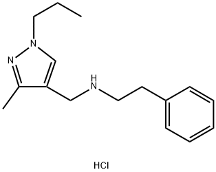 (3-methyl-1-propyl-1H-pyrazol-4-yl)methyl](2-phenylethyl)amine Structure