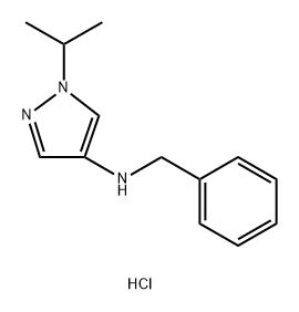 N-benzyl-1-isopropyl-1H-pyrazol-4-amine Structure