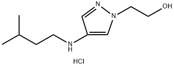 2-{4-[(3-methylbutyl)amino]-1H-pyrazol-1-yl}ethanol Structure