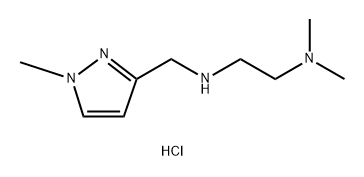 N,N-dimethyl-N'-[(1-methyl-1H-pyrazol-3-yl)methyl]ethane-1,2-diamine Structure