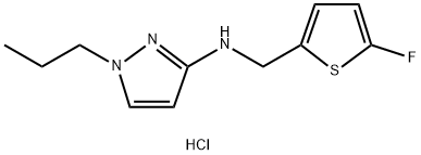 N-[(5-fluoro-2-thienyl)methyl]-1-propyl-1H-pyrazol-3-amine Structure