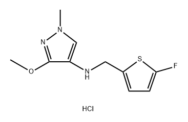 N-[(5-fluoro-2-thienyl)methyl]-3-methoxy-1-methyl-1H-pyrazol-4-amine Structure