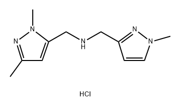 1-(1,3-dimethyl-1H-pyrazol-5-yl)-N-[(1-methyl-1H-pyrazol-3-yl)methyl]methanamine Structure