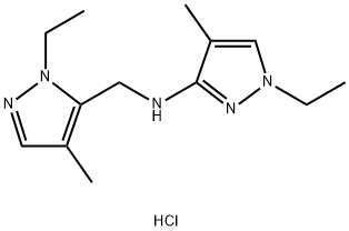 1-ethyl-N-[(1-ethyl-4-methyl-1H-pyrazol-5-yl)methyl]-4-methyl-1H-pyrazol-3-amine Structure