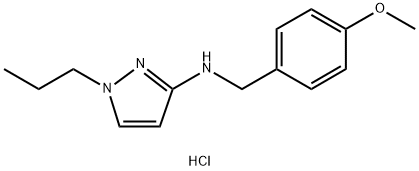 N-(4-methoxybenzyl)-1-propyl-1H-pyrazol-3-amine Structure