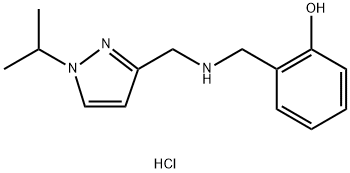 2-({[(1-isopropyl-1H-pyrazol-3-yl)methyl]amino}methyl)phenol Structure