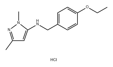 N-(4-ethoxybenzyl)-1,3-dimethyl-1H-pyrazol-5-amine Structure