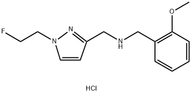 1-[1-(2-fluoroethyl)-1H-pyrazol-3-yl]-N-(2-methoxybenzyl)methanamine Structure