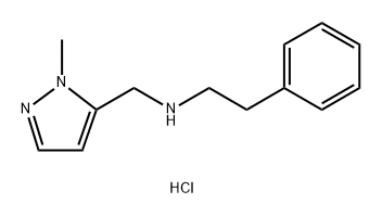 (1-methyl-1H-pyrazol-5-yl)methyl](2-phenylethyl)amine Structure