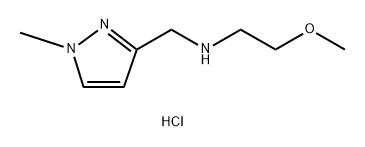 2-methoxy-N-[(1-methyl-1H-pyrazol-3-yl)methyl]ethanamine Structure