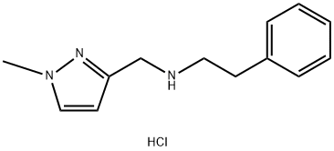 (1-methyl-1H-pyrazol-3-yl)methyl](2-phenylethyl)amine Structure