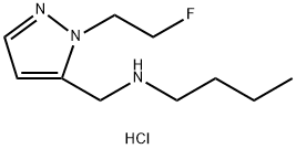 butyl{[1-(2-fluoroethyl)-1H-pyrazol-5-yl]methyl}amine Structure