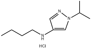 N-butyl-1-isopropyl-1H-pyrazol-4-amine Structure