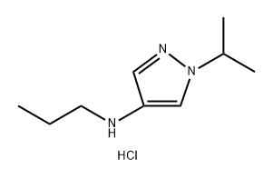 1-isopropyl-N-propyl-1H-pyrazol-4-amine Structure