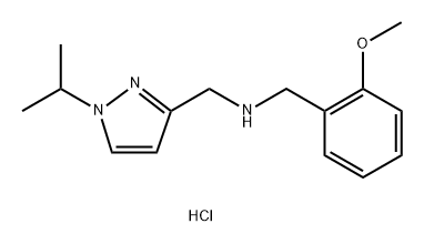 1-(1-isopropyl-1H-pyrazol-3-yl)-N-(2-methoxybenzyl)methanamine Structure